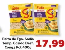 Peito de Frango Sadia Cozido Desfiado