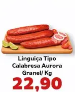 Linguiça Aurora Tipo Calabresa