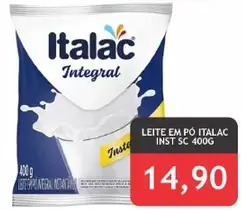 Leite em pó Italac Integral