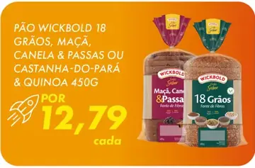 Pão Wickbold Castanha-do-Pará & Quinoa