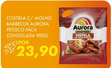 Costela Aurora Com Molho Barbecue