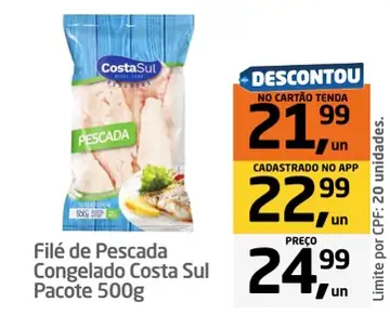 Filé de Pescada Costa Sul