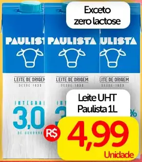 Leite Paulista Integral