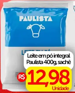 Leite em pó Paulista Integral