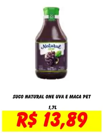 Suco Natural One Uva e Maçã