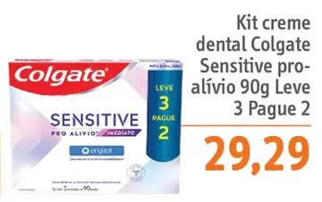 Creme dental Colgate Sensitive Pró-Alívio