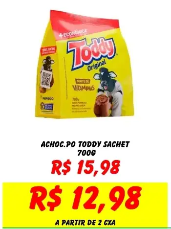 Achocolatado em pó Toddy Original