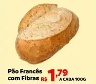Pão Francês Com Fibras