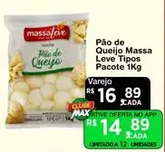 Pão de Queijo Massa Leve
