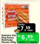 Salsicha Hot Dog Seara Resfriada