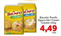 Biscoito Triunfo Água e Sal