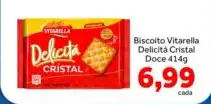 Biscoito Vitarella Delicità Cristal Doce