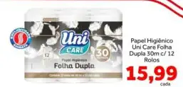 Papel Higiênico Uni Care Folha Dupla