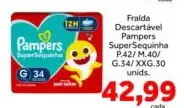 Fralda descartável Pampers SuperSequinha