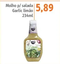 Molho para salada Garlic Limão